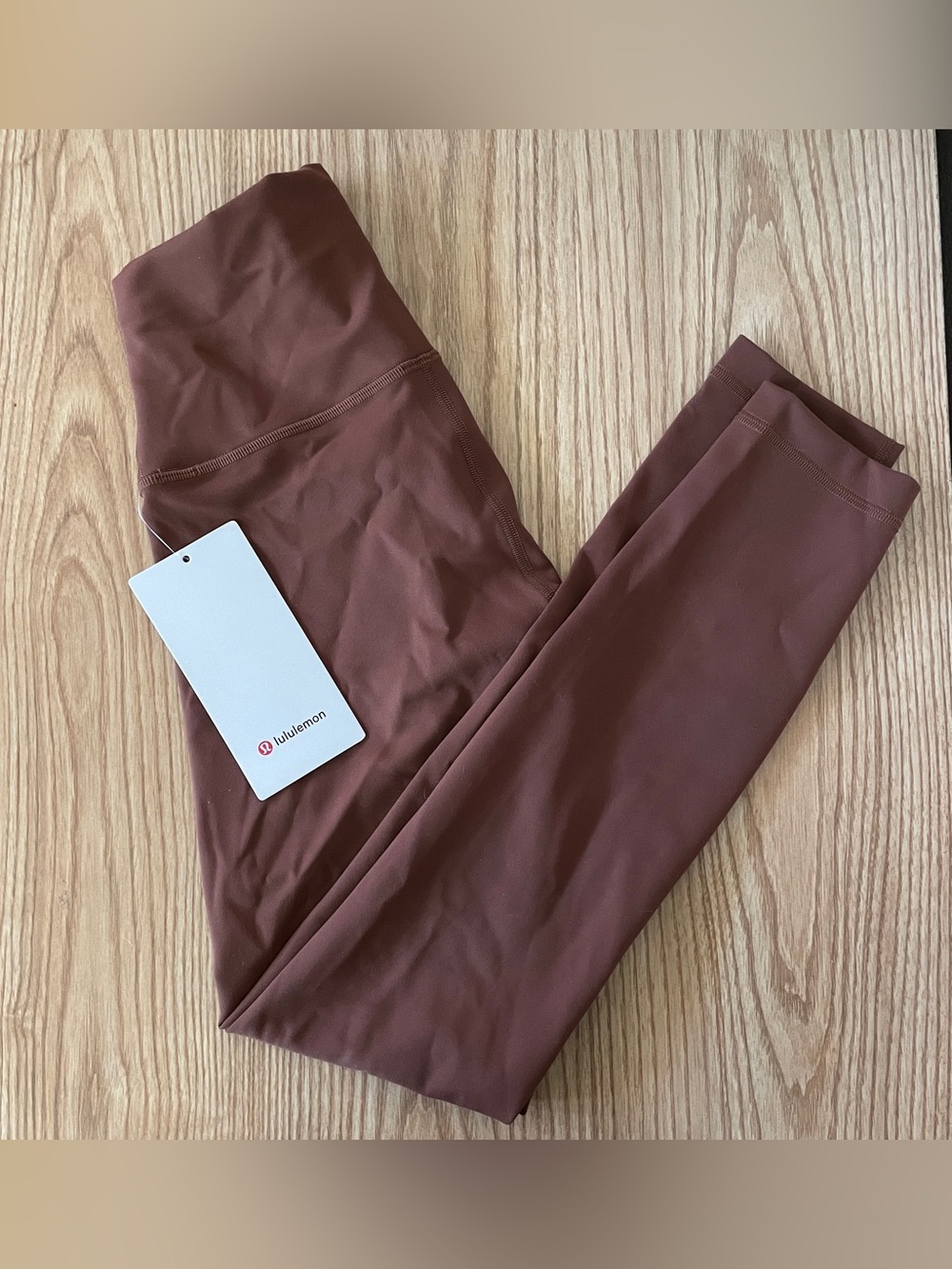 Lululemon Wunder Train HR Tight 25” RTDB Roasted Brown